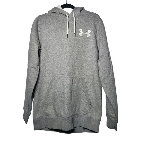 Under Armour Men's UA Storm Loose Fit Gray Hoodie Size Medium Athletic Active - Picture 1 of 14